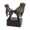 10" Black Polystone Traditional Pinky Swear Sculpture